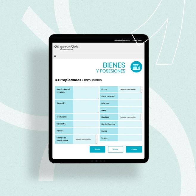 Mi Legado versión digital - Mi Legado en Orden